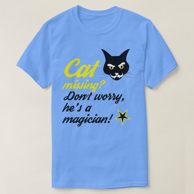 Zauberkünstlerische Zauberkatzen-Mama T-Shirt (Design vorne)