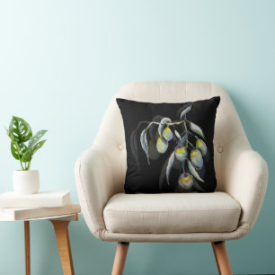 Zauberöle Wasserfarbe Handgemalt Kissen