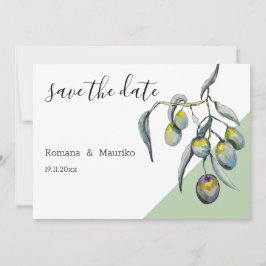 Zauberöle Wasserfarbe Handgemalt Save The Date