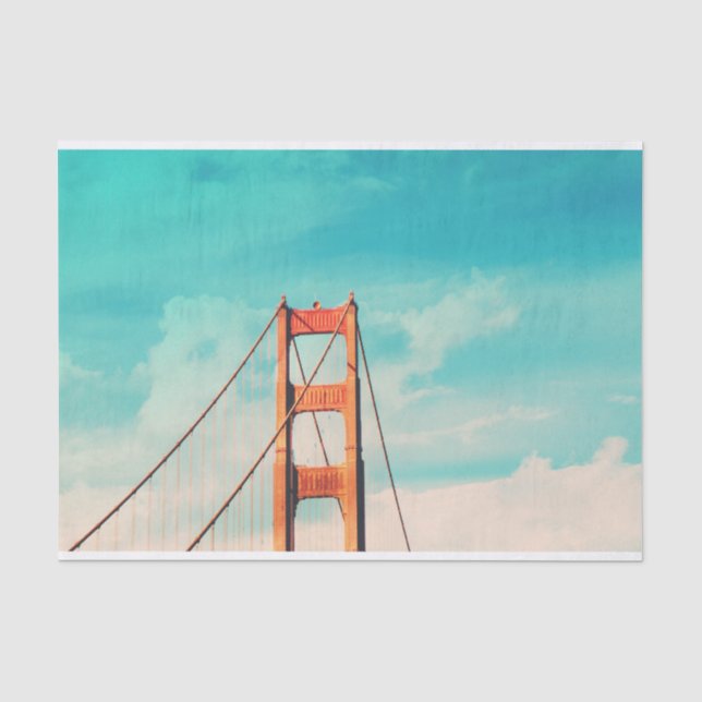 Zauberpapier von San Francisco Seidenpapier (Vorderseite)