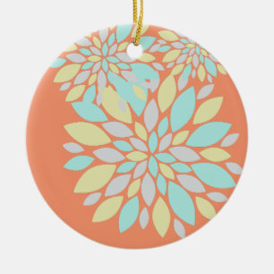 Zauberpastellfarbene Blume Keramik Ornament
