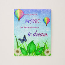 Zauberpuzzle mit Inspiration und Geschenkboxen