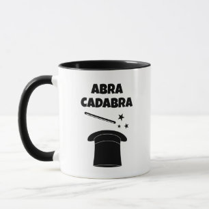 Zauberstab und Hut individuell gestalteter Magier- Tasse