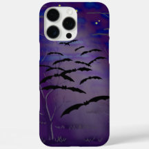 Zauberstunde mit Vollmond und Fledermäusen