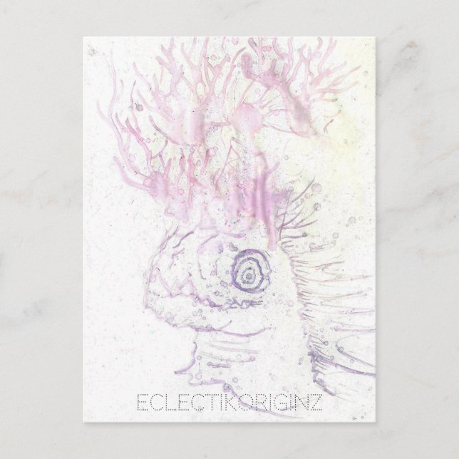 Zaubertinte Postkarte (Vorderseite)