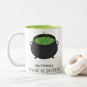 Zaubertrank Eigenes Halloween-Geschenk Zweifarbige Tasse