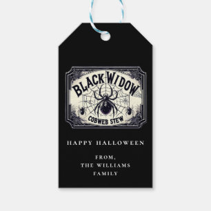 Zaubertrank Halloween-Party Schwarze Witwe Netz Ge Geschenkanhänger