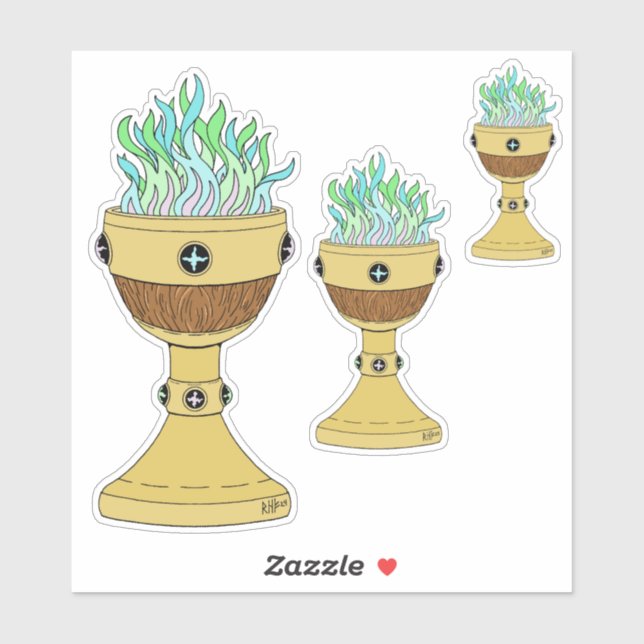 Zaubertrank in Mazer und Chalice Combo Aufkleber (Blatt)