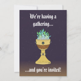 Zaubertrank in Mazer und Chalice Combo Einladung