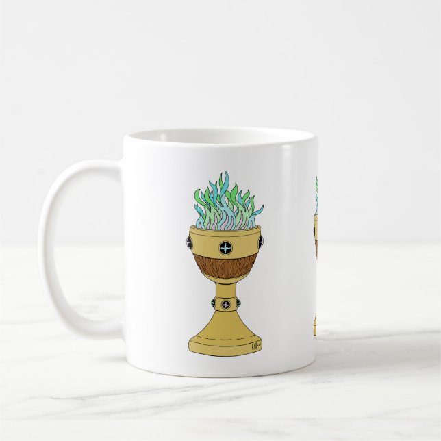 Zaubertrank in Mazer und Chalice Combo Kaffeetasse (Links)