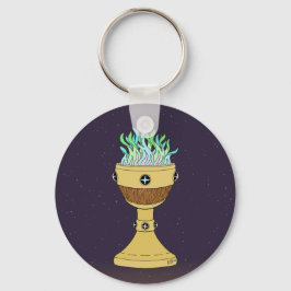 Zaubertrank in Mazer und Chalice Combo Schlüsselanhänger
