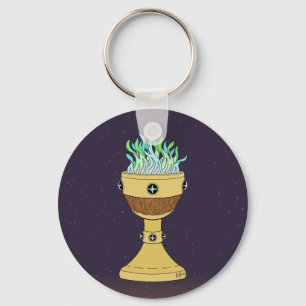 Zaubertrank in Mazer und Chalice Combo Schlüsselanhänger