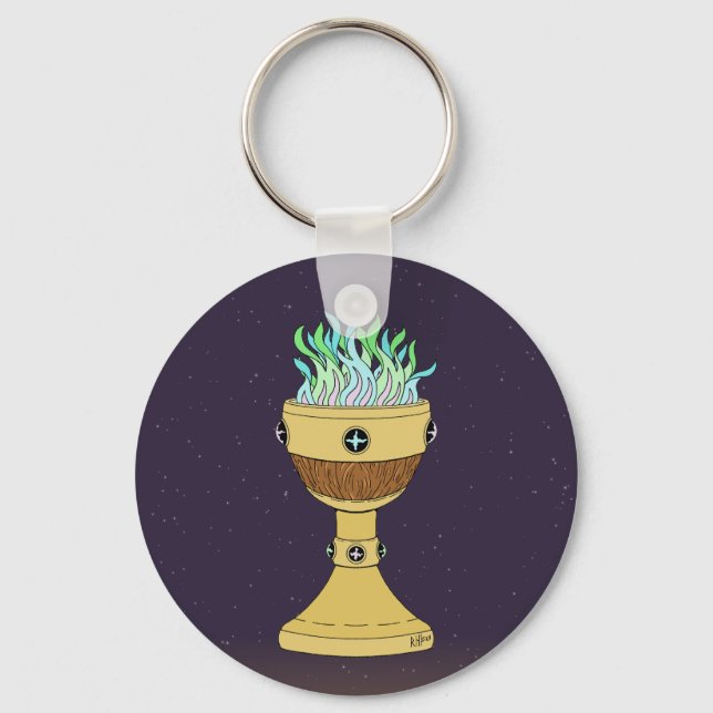 Zaubertrank in Mazer und Chalice Combo Schlüsselanhänger (Vorderseite)