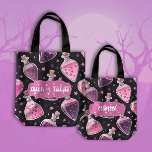Zaubertränke rosa und Lila Trick oder Trete Tasche