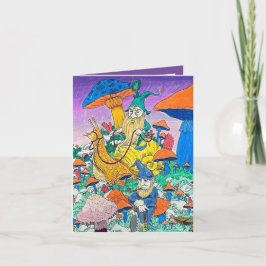 Zaubertrollkarte Dankeskarte