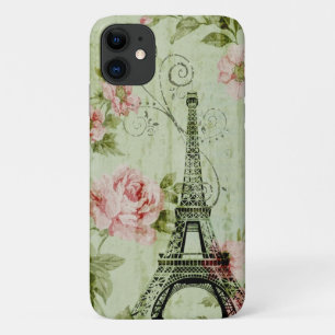 Zauberturm mit rosa Blumenparis Case-Mate iPhone Hülle