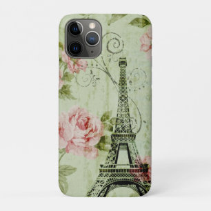 Zauberturm mit rosa Blumenparis Case-Mate iPhone Hülle