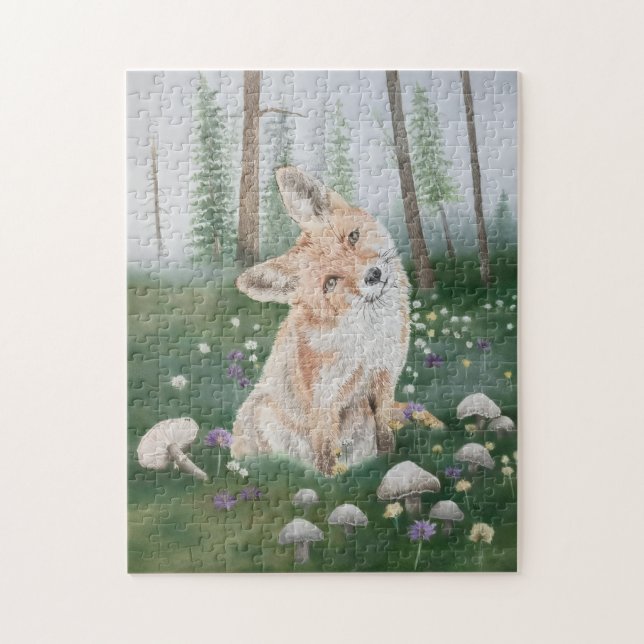 Zauberwald Fuchs Puzzle (Vertikal)