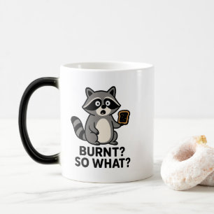 Zauberwaschbär-Toast-Tasse – Hitzeenthüllung süßes Verwandlungstasse
