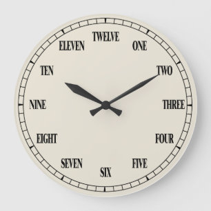 Zauberzeit Große Wanduhr