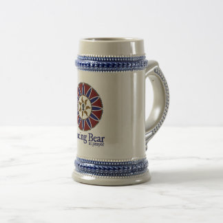 Zaun des Bären am Gebet Stein Bierglas