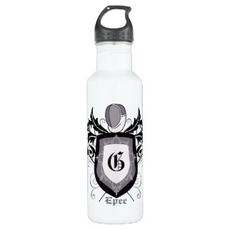 Zaun des Epee-Wappen-Silbers Edelstahlflasche