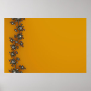 Zaun - Fraktal-Plakat Poster