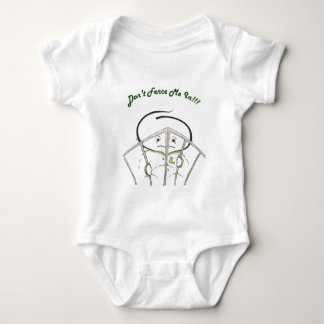 Zaun mich nicht ein! baby strampler