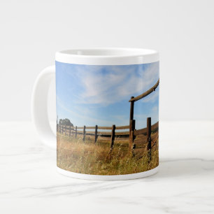 Zäune auf dem Gebiet Jumbo-Tasse