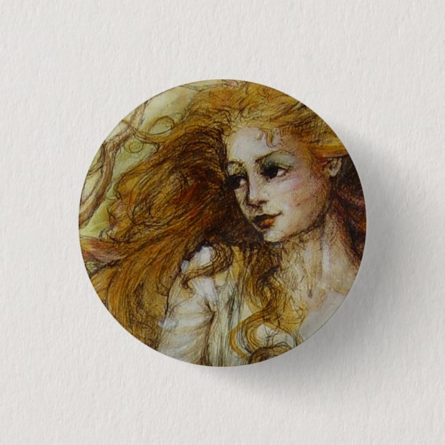 Zaunkönig Button (Vorderseite)