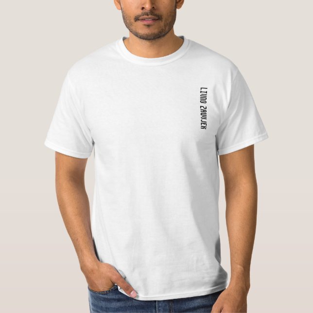 Zauvjek de Livno, T-shirt (Devant)