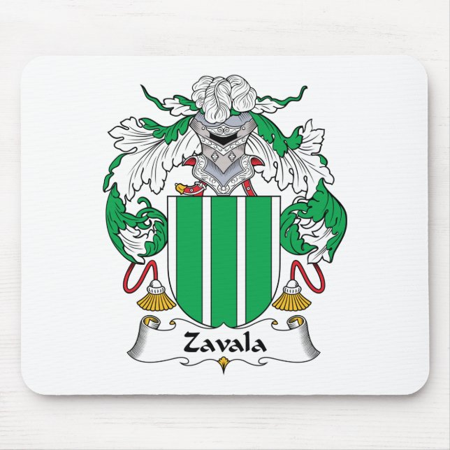 Zavala Familienwappen Mousepad (Vorne)
