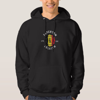 ZAVENTEM Belgien Flagge Abzeichen Vintage Hoodie