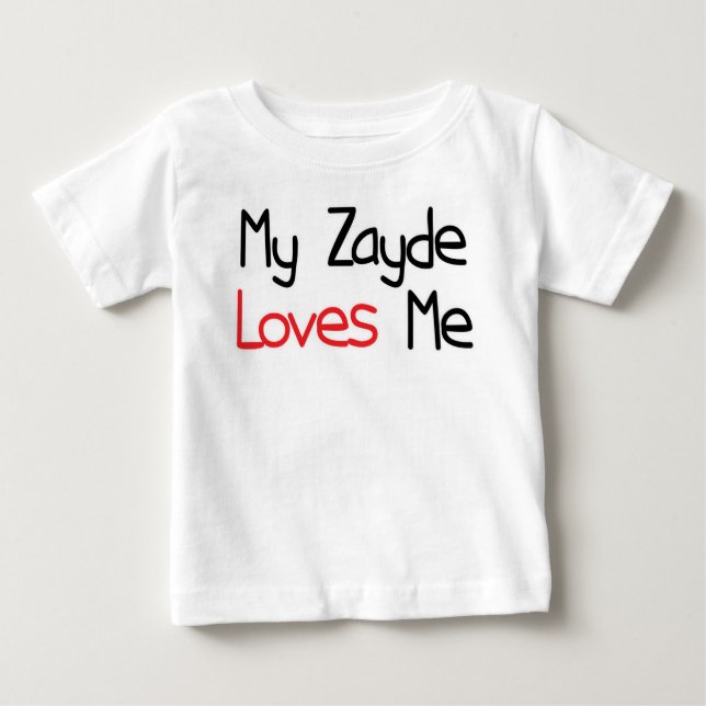 Zayde Lieben Baby T-shirt (Vorderseite)