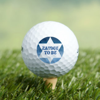 "Zaydee to Be" Neues jüdisches Großvater Wasserfar Golfball
