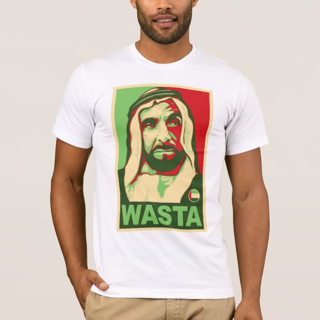 Zayed_WASTA Gewohnheit shirt2 T-Shirt (Vorderseite)