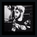 Zayn Malik Pop Art Poster<br><div class="desc">(Originalgemälde in Acrylfarben)</div>