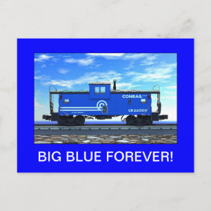 ZAZ420 BIG BLAU FÜR EINEN WEG! POSTKARTE