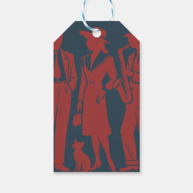 Zazous Gift Tag Geschenkanhänger (Vorderseite)