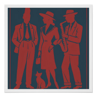 Zazous Gift Tag Poster