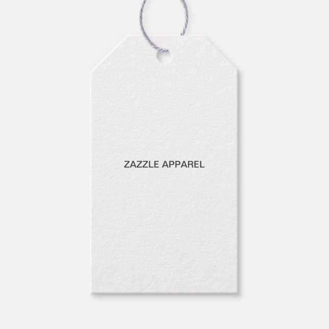 Zazzle Apparel Varieté Geschenkanhänger (Vorderseite)