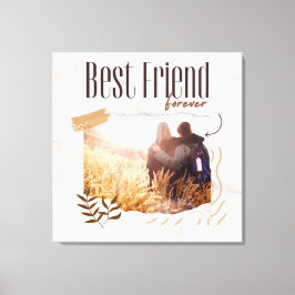 Zazzle Bester Freund für immer Leinwanddruck