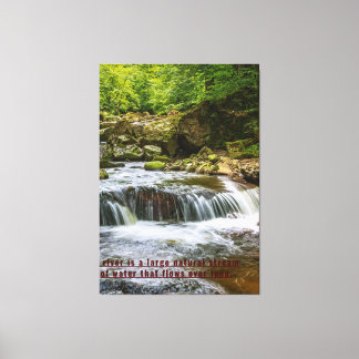 Zazzle eau peinture de toile naturelle