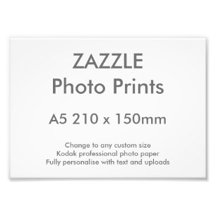 Zazzle Gewohnheit A5 21 x 15 cm Foto-Druck Fotodruck