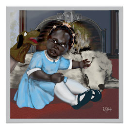 Zazzle Glossy Finished Poster: Gottes Baby-Puppe Poster