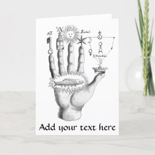 Zazzle-Grußkarte   Alchemy-Zeichen Karte