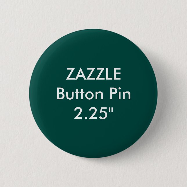 Zazzle leere Gewohnheit 2 1/4" Standardknopf GRÜN Button (Vorderseite)