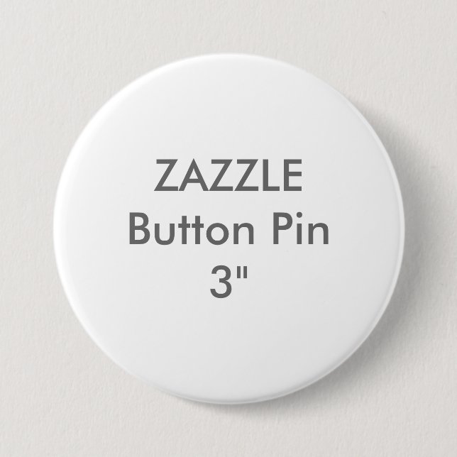 Zazzle leere Gewohnheit 3" großes Knopf-Button Button (Vorderseite)