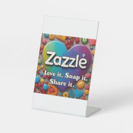 Zazzle Liebhaber Sockelschild