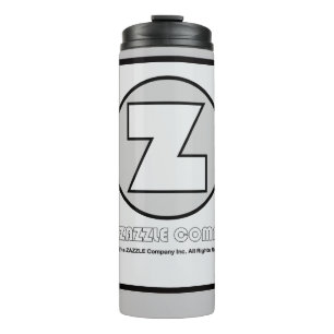 (Zazzle) Marken-Logo-Tumbler Thermosbecher